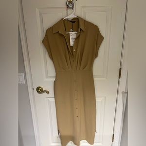 ZARA BELTED SHIRTDRESS